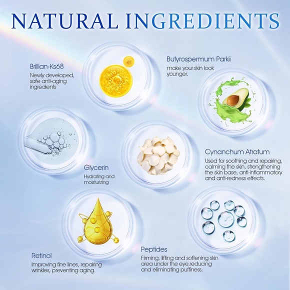 Retinol Eye Cream With Electric Massage Anti-Wrinkle for Puffiness & Bags - Picture 9 of 11